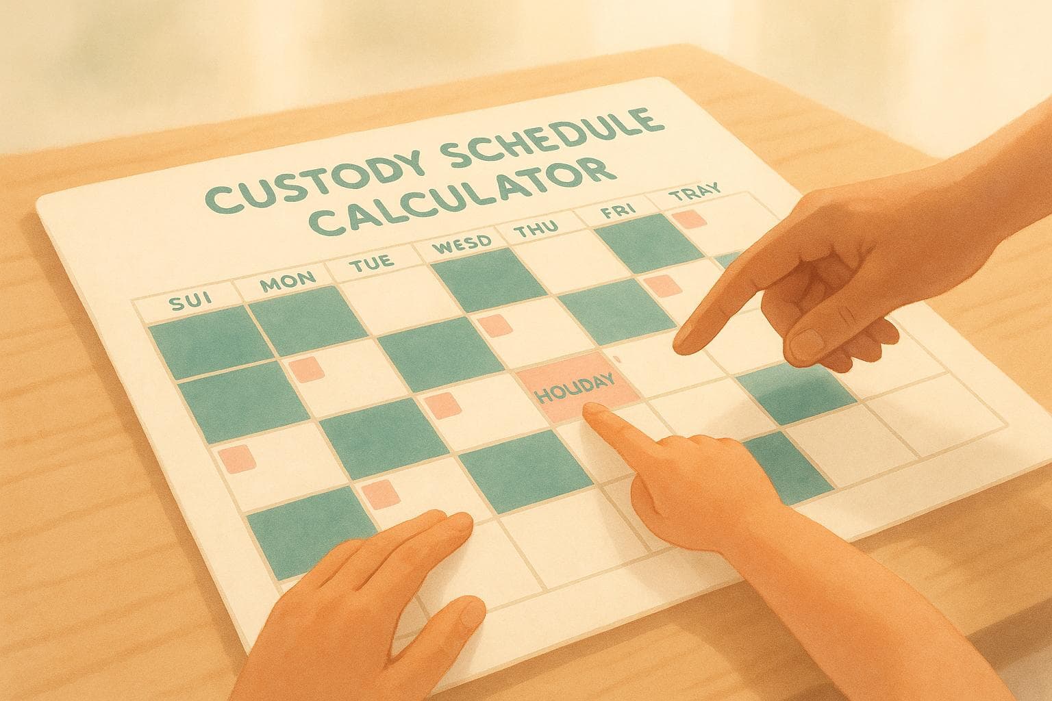 Custody Schedule Calculator